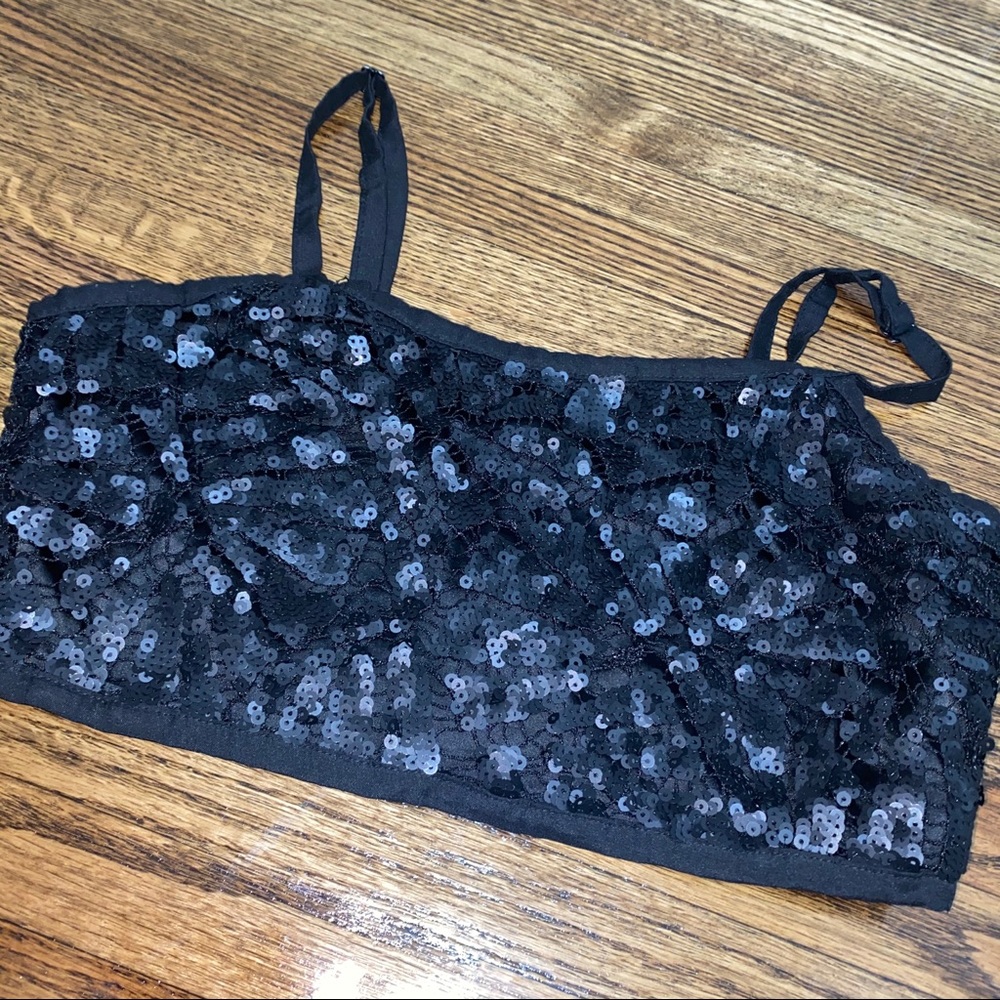 Black sequins inspired Brallette